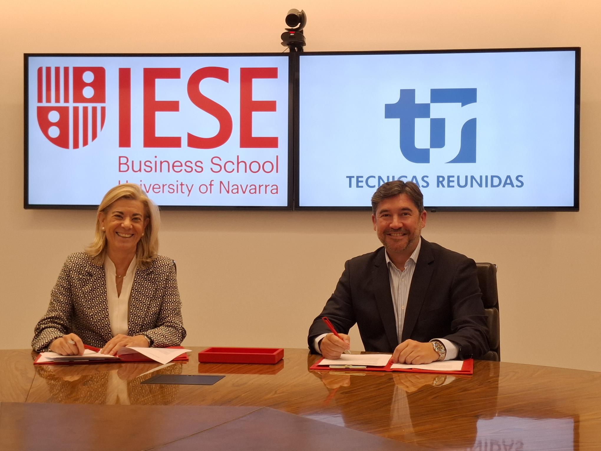 IESE and Técnicas Reunidas sign an agreement to promote research into decarbonisation